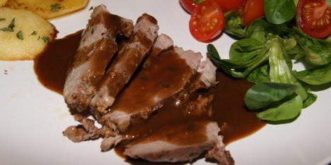 Stekt andebryst med rosmarinsaus