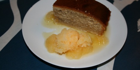 Appelsinsorbet