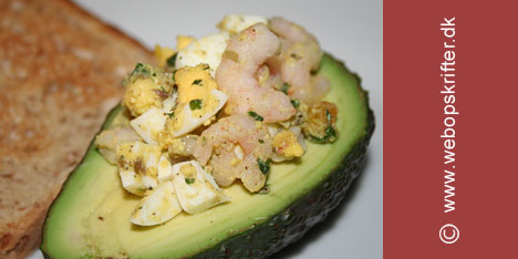 Avokado med krydret fyll
