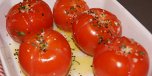 Oppskrift p Bakte tomater