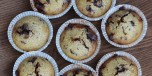 Bananmuffins med sjokoladebiter