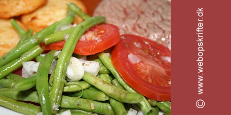 B�nnesalat med tomat