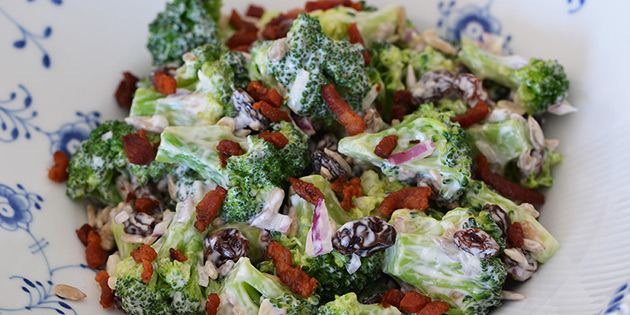 Brokkolisalat med bacon