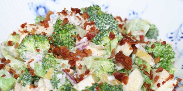 Brokkolisalat med eple