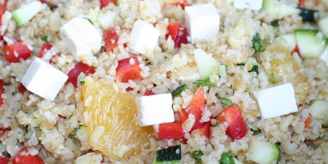 Bulgursalat med feta