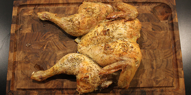 Butterfly kylling - spr� kyllingstek i ovn