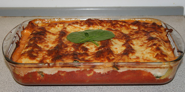 Cannelloni med spinat og ricotta