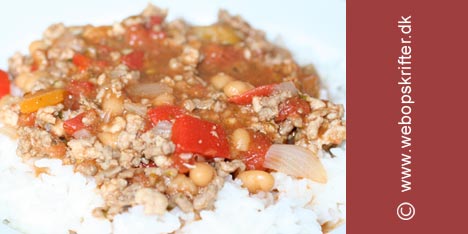 Chili con carne med kalkunbryst