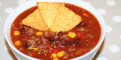 Chili con carne med mais