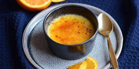 Cr�me br�l�e med appelsin