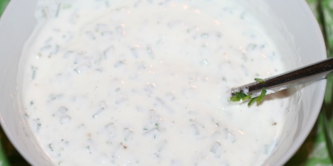 Creme fraiche med gressl�k