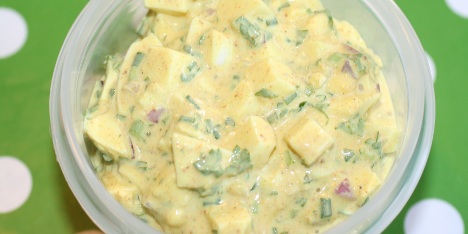 Eggesalat med creme fraiche