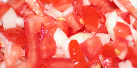 Enkel tomatsalsa