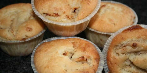 Eple og kanel muffins