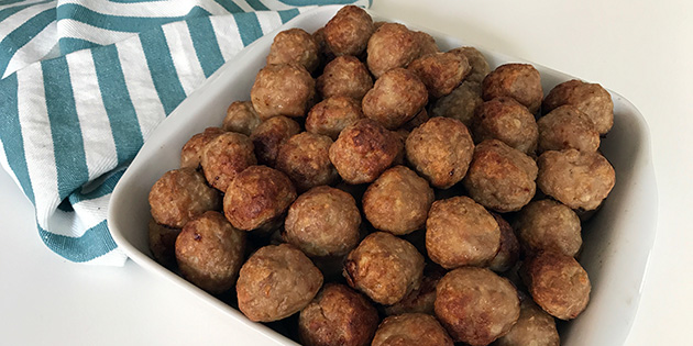Fantastiske glutenfri kj�ttboller i ovn
