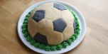 Oppskrift p Fotballkake