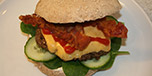 God burger med karri og aioli