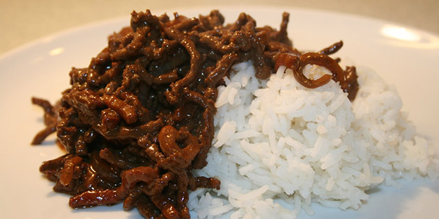 Gryterett med kj�ttdeig og bacon