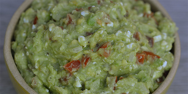 Guacamole med cottage cheese