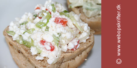 Salat med cottage cheese
