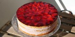 Jordbærkremkake- oppskrift på lekker kremkake med jordbærmousse