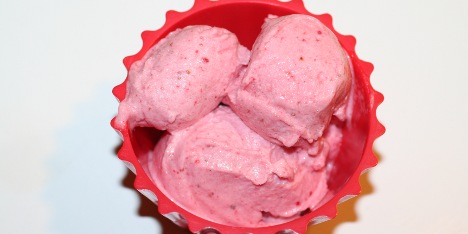 Jordb�rsorbet