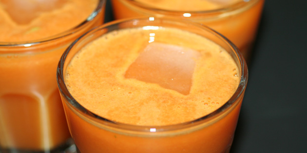 Grnnsaksjuice med gulrot og ingefr