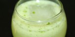 Juice med ingefr og mynte