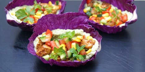 K�lwraps med svinekj�tt