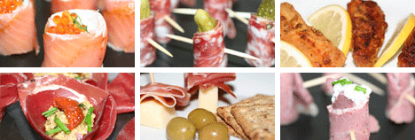 Utfyll feltene for å komme til oppskriftene på tapas