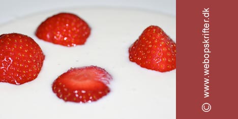 Kefir med jordb�r