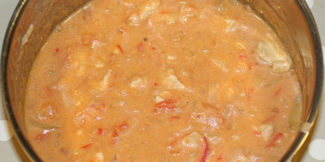 Kylling i peanttsaus