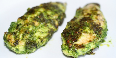 Kylling med pesto