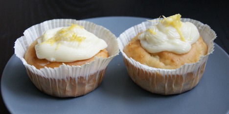 Magre sitron cupcakes