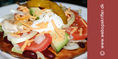 Spr�e maistortillas med salat