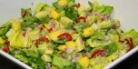 Mango- og avokadosalat