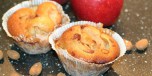 Eplemuffin med crunchy mandler