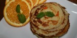 Pannekaker med appelsin