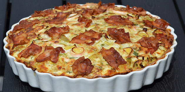 Purrepai med bacon
