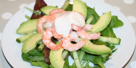 Rekecocktail med avokado