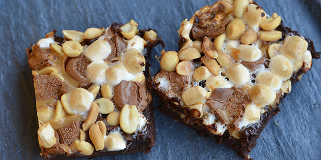 Rocky Road brownie