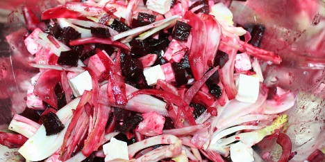 R�dbetsalat med lakris