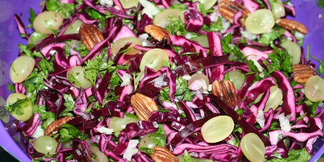 R�dk�lsalat med druer