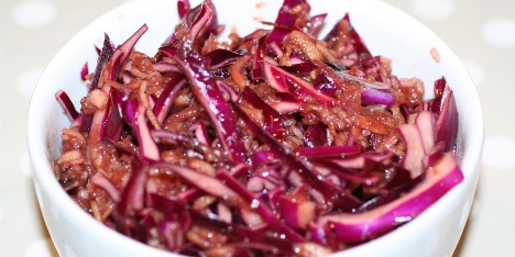 R�dk�lsalat med balsamicoeddik