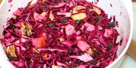 R�dk�lsalat med epler