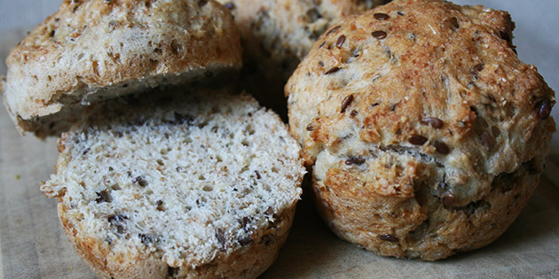 Rundstykker med chiafr� og h�rfr�