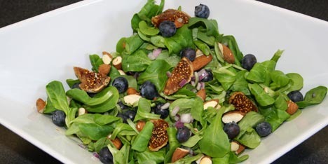 Salat med bl�b�r