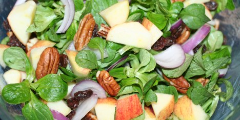 Salat med eple