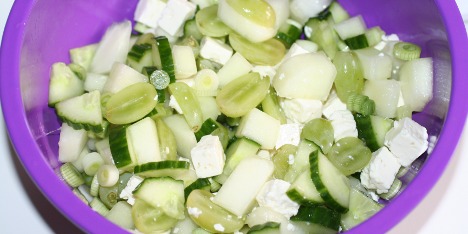 Salat med melon