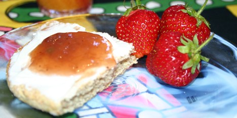 Scones med grahamsmel